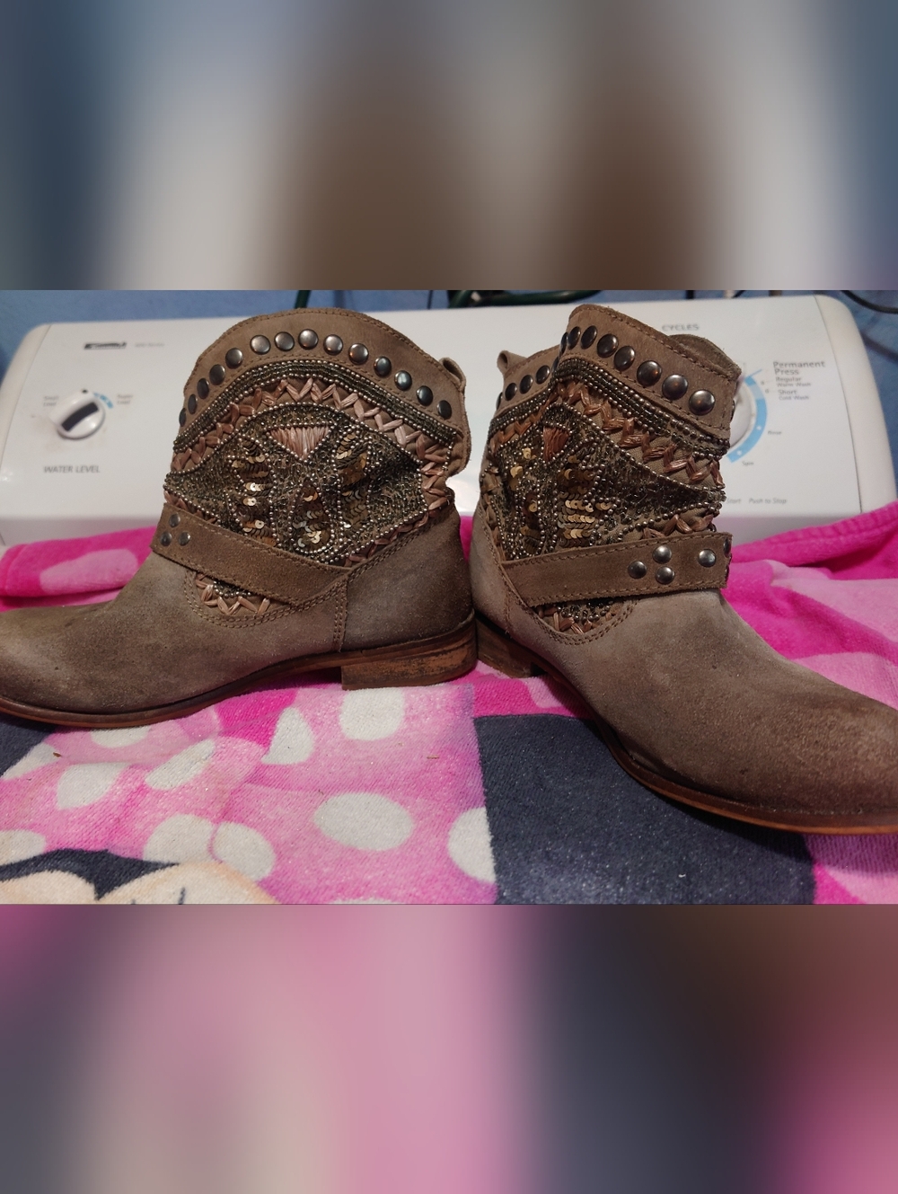 Real Leather Booties